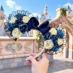 SOLD Custom Light Up🌟 Floral Mickey Inspired Mouse Ears Headband